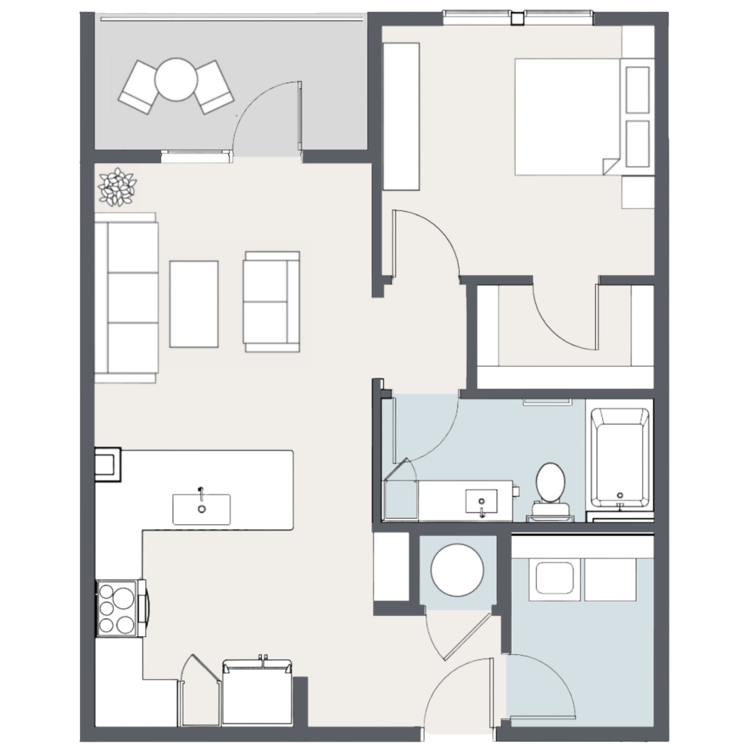 1 Bedroom A1
