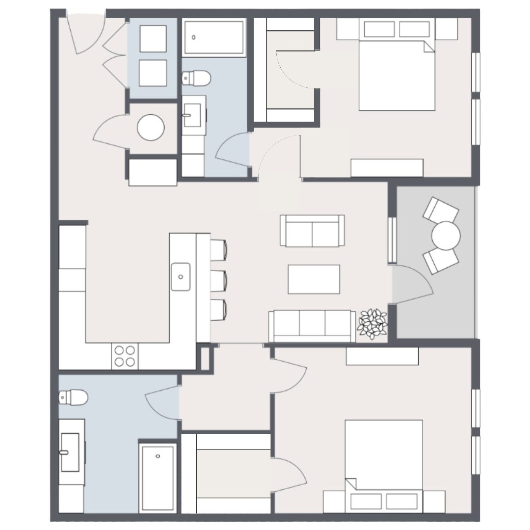 2 Bedroom